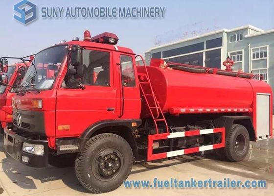 8000 L - 10000 L Double Function Water Tank Fire Truck 3 Axles 160HP