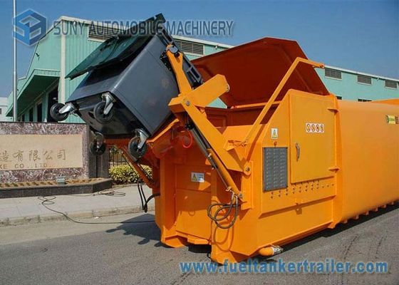 SUNY Mobile Conjoined Refuse Compression Station With 15m3 Hanging Barrel