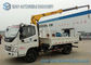 FOTON Diesel 2 Ton 4x2 Flatbed Truck With Crane 4J287C Engine