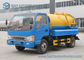 6000L Sinotruk Howo Light Series Sanitation Truck , 4x2 Vacuum Sewage Suction Truck